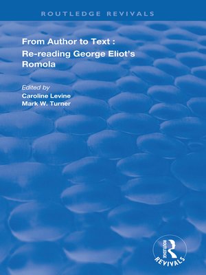 cover image of From Author to Text